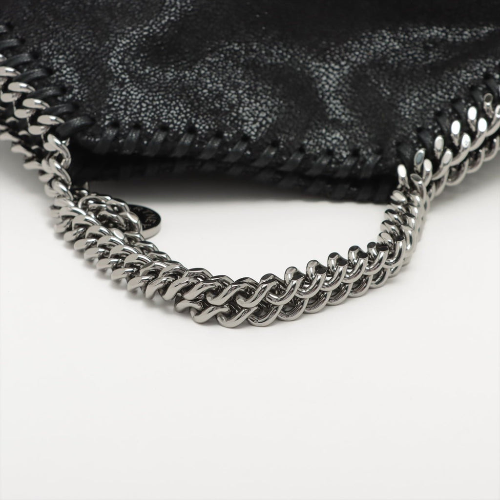 Falabella Tiny Vegan Fabric Black Bag