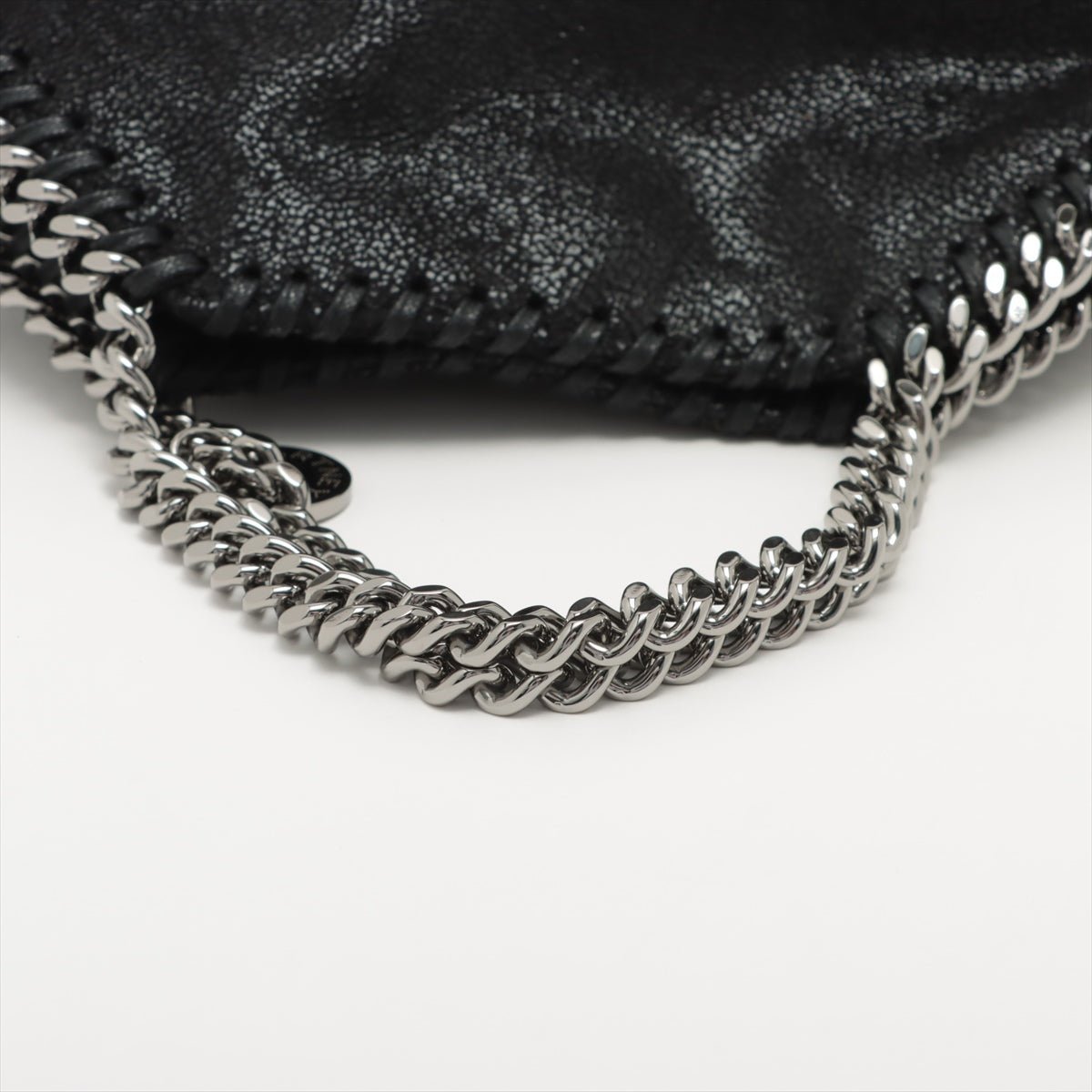 Falabella Tiny Vegan Fabric Black Bag