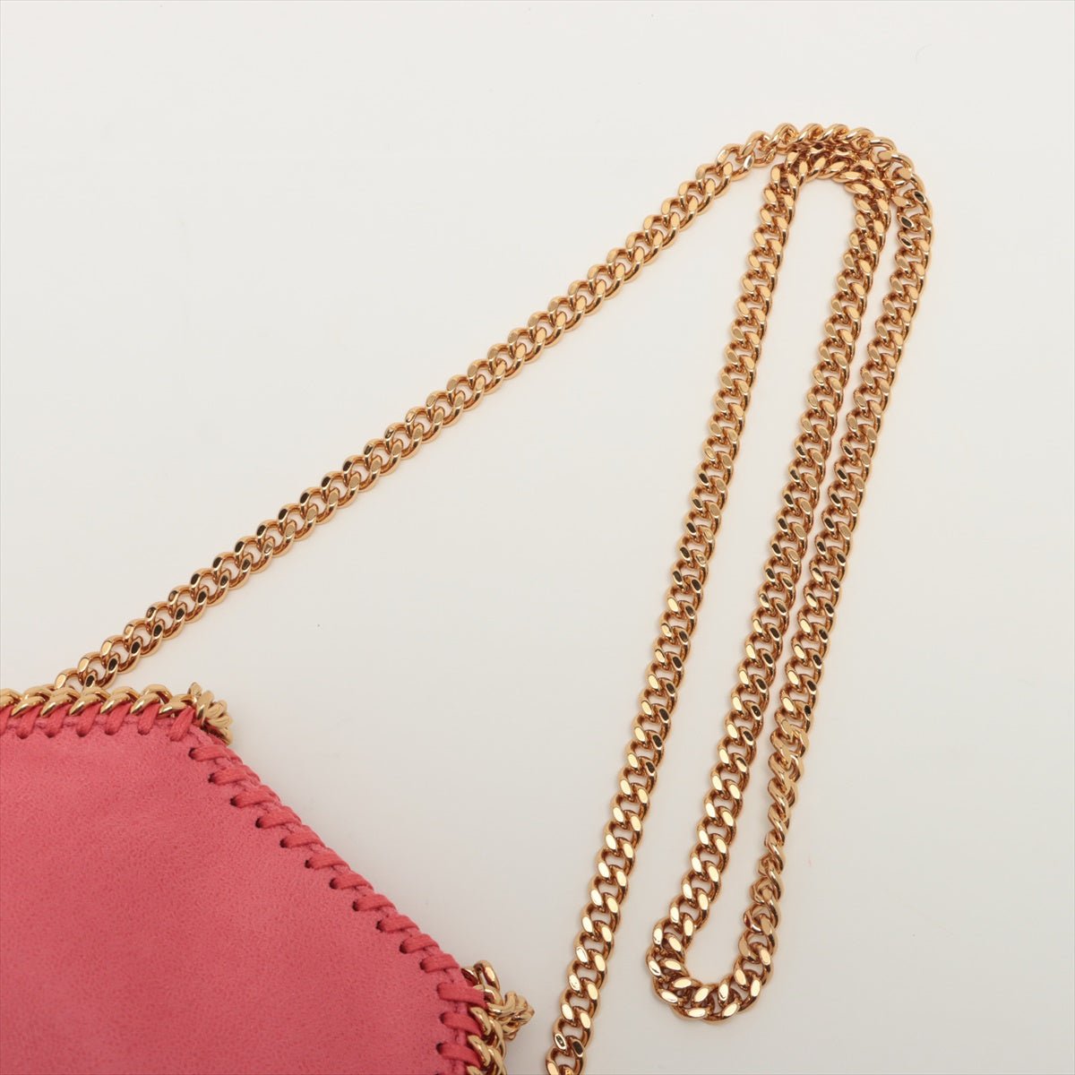 Falabella Tiny Vegan Fabric Pink Bag