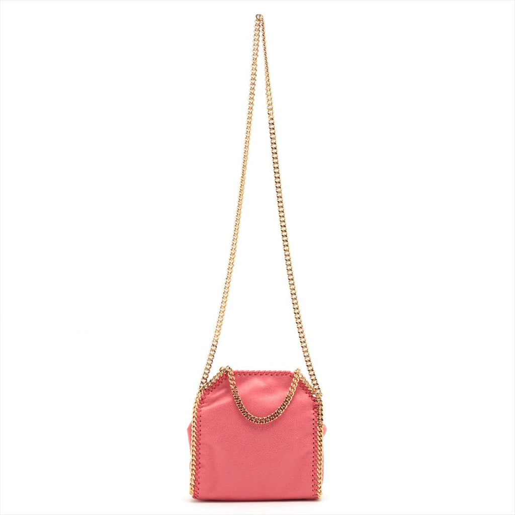 Falabella Tiny Vegan Fabric Pink Bag
