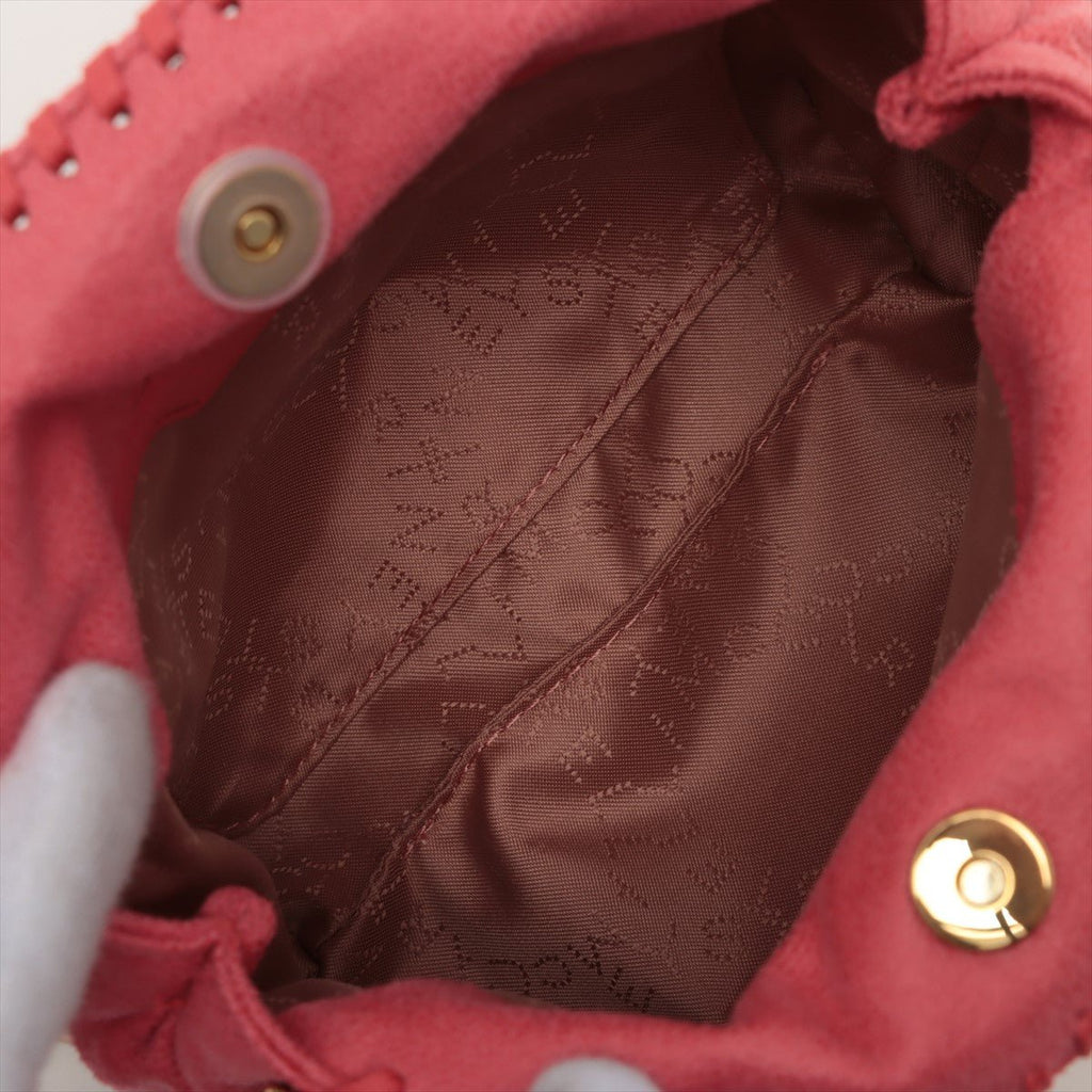 Falabella Tiny Vegan Fabric Pink Bag