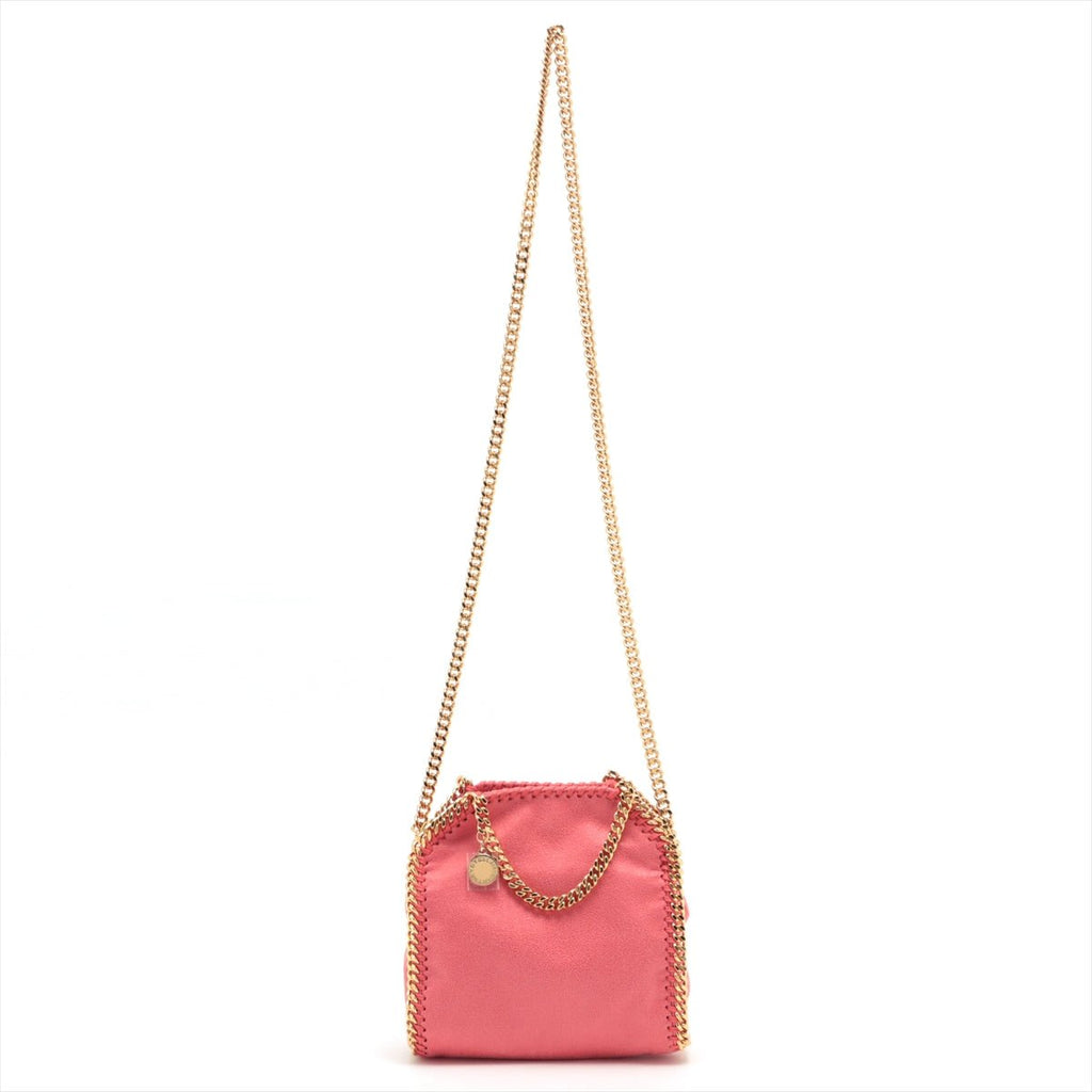 Falabella Tiny Vegan Fabric Pink Bag
