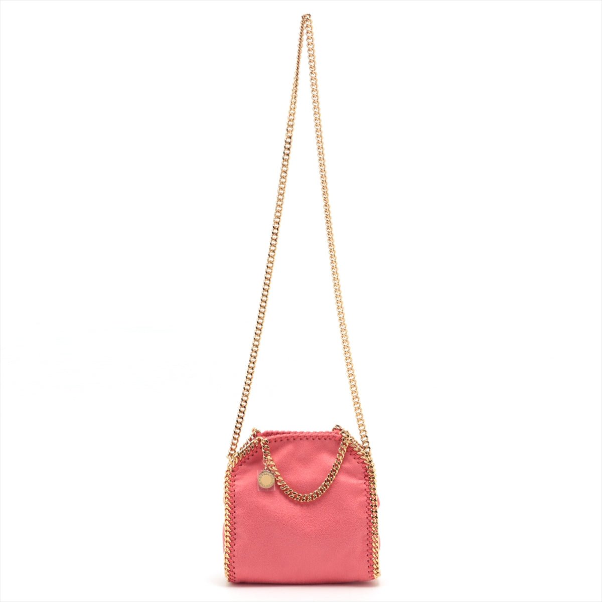 Falabella Tiny Vegan Fabric Pink Bag