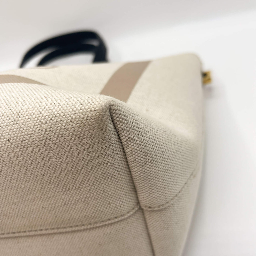 Tom Ford T Tote Canvas and Leather Beige
