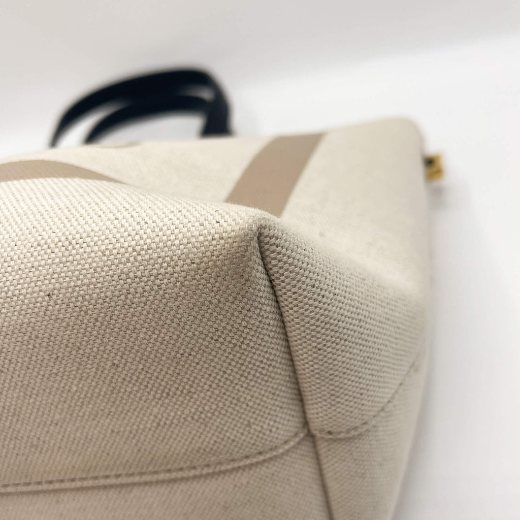 Tom Ford T Tote Canvas and Leather Beige