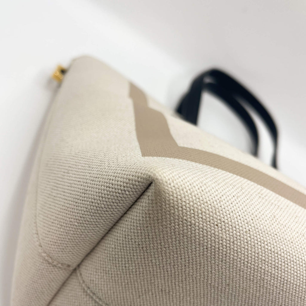 Tom Ford T Tote Canvas and Leather Beige