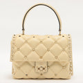 Rockstud Beige Leather 2-way
