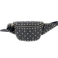 Rockstud Leather Black Beltbag