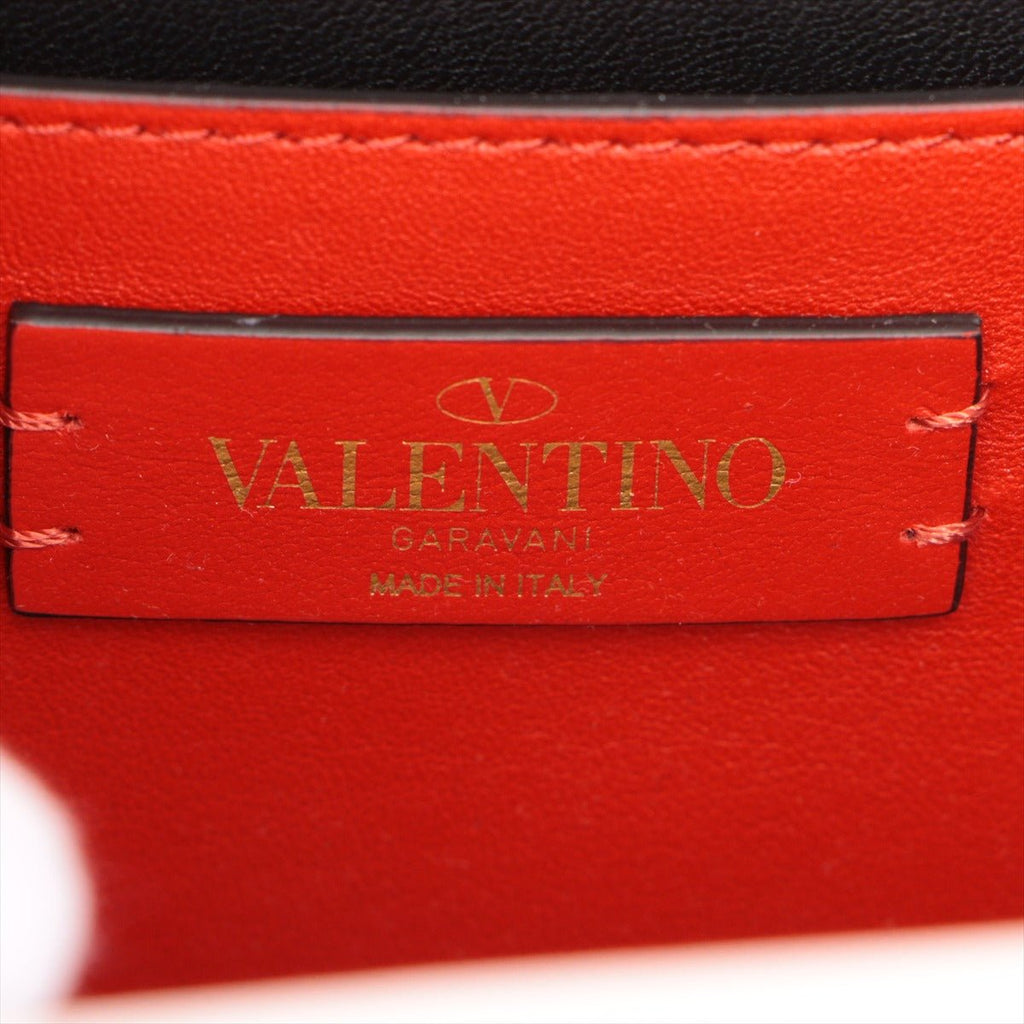 Small VSling Pink Grainy Calfskin Leather