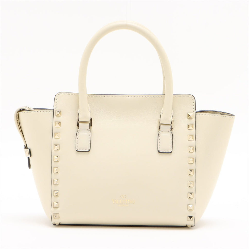 Valentino Garavani Rockstud Leather 2way White