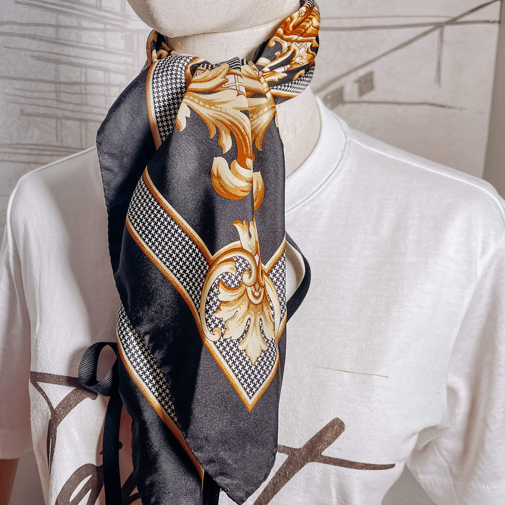 Black & Gold Foulard
