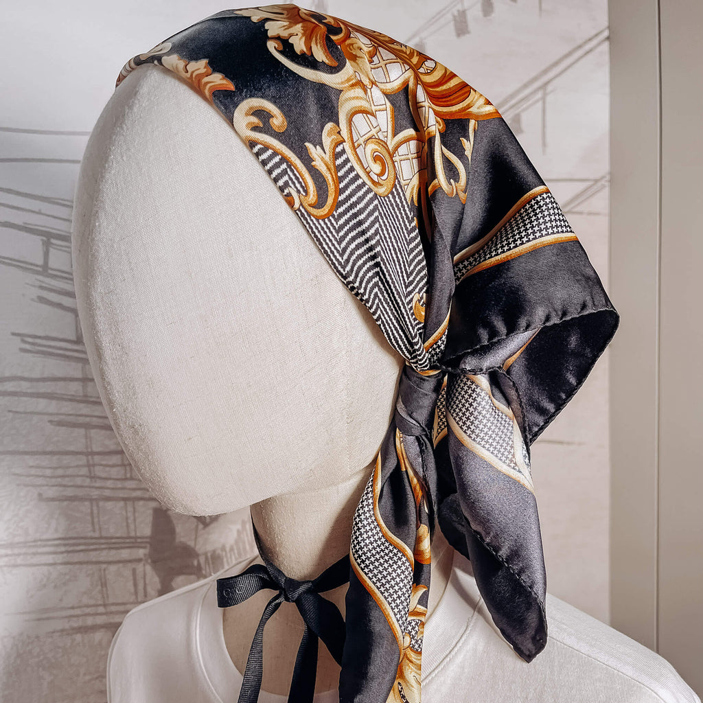 Black & Gold Foulard