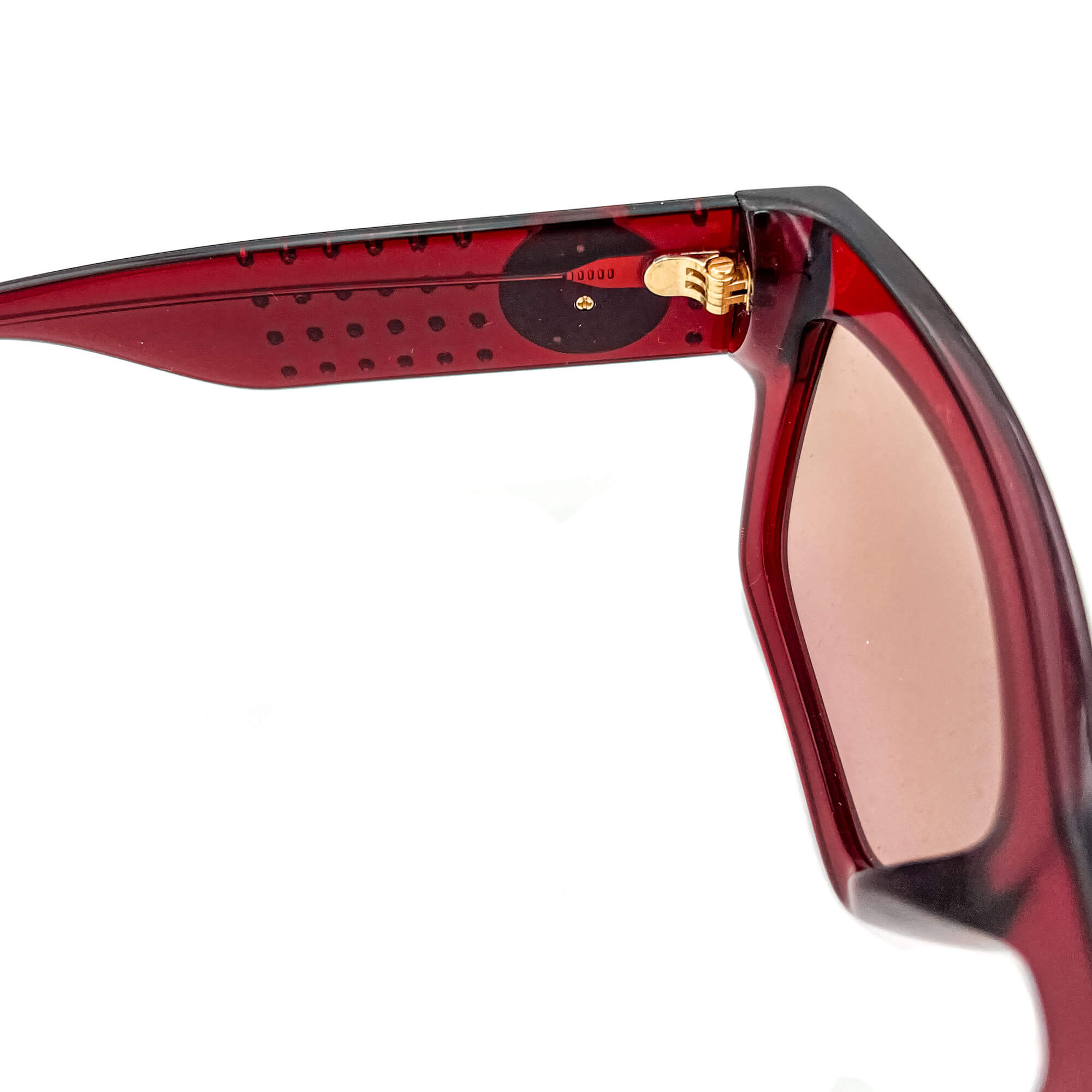Havana Transparent Red Sunglasses