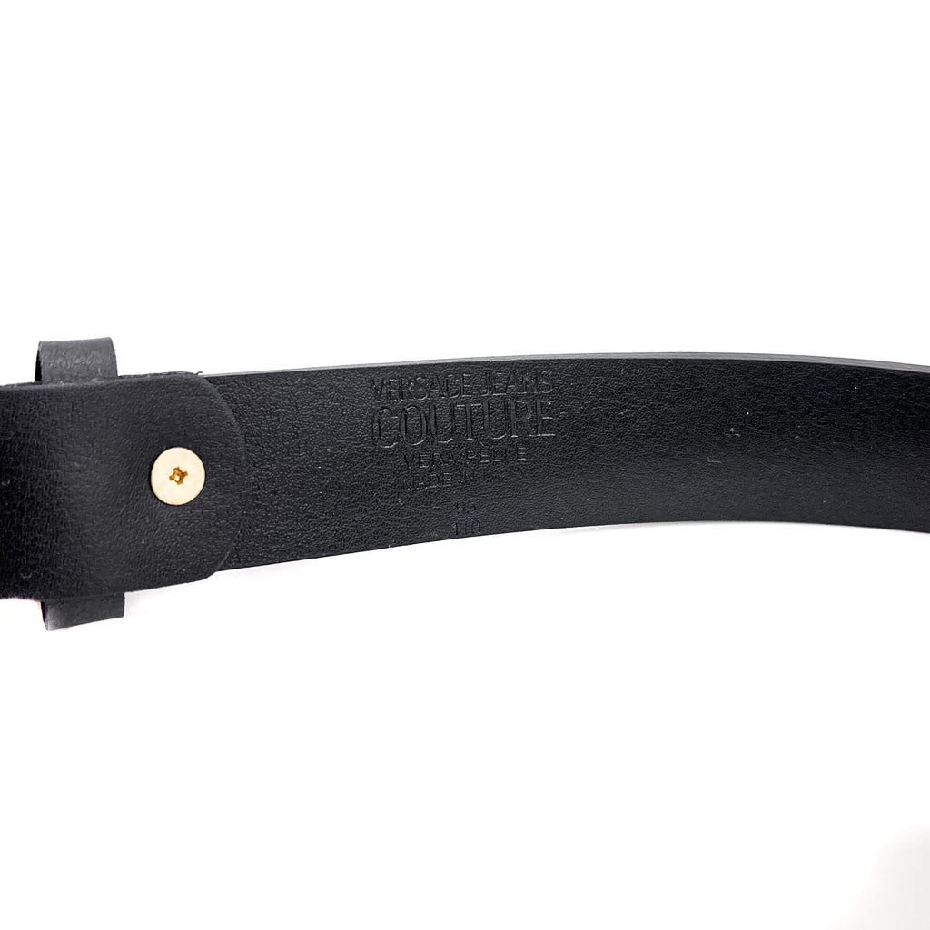 Studs Leather Black Belt
