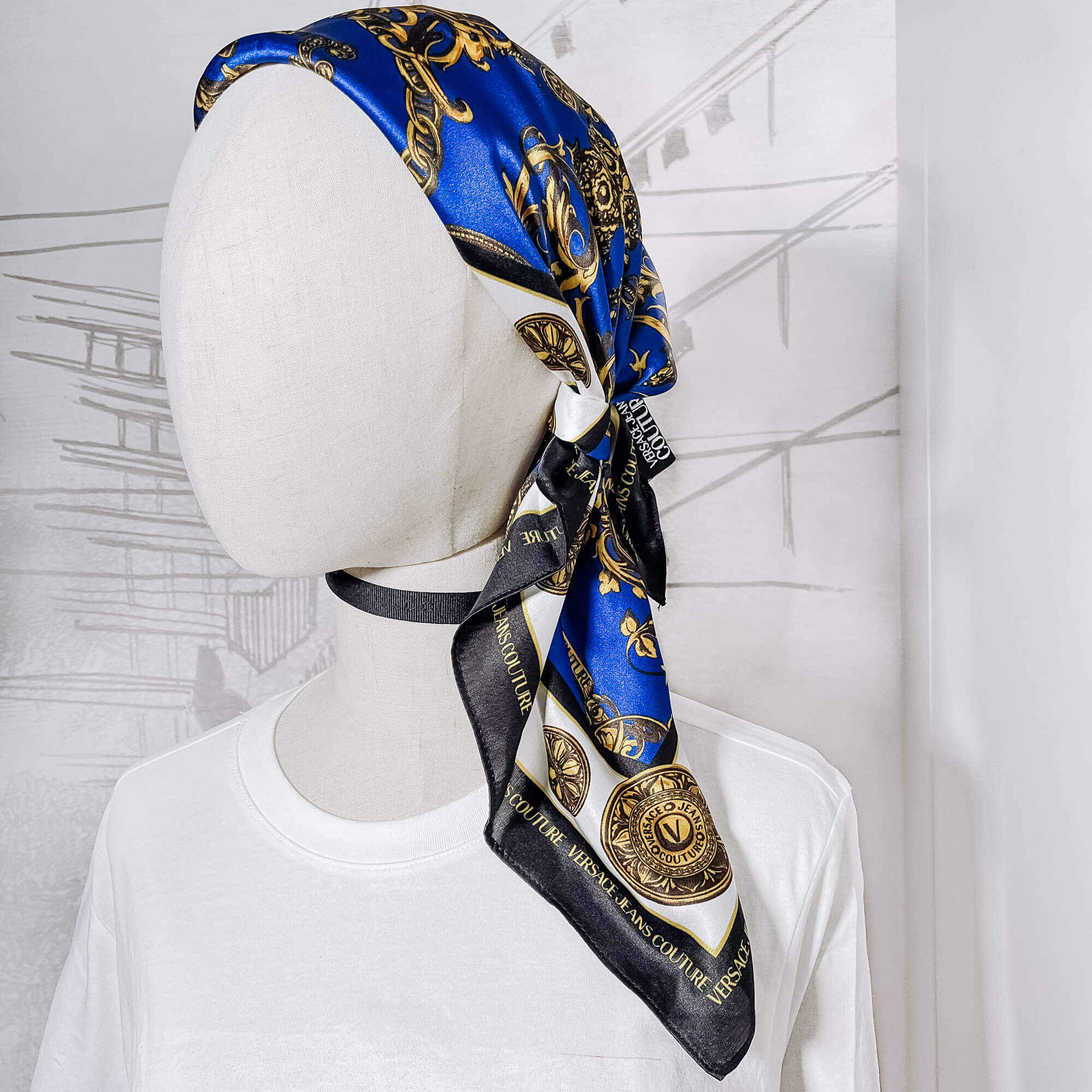 Tri-Colour Foulard