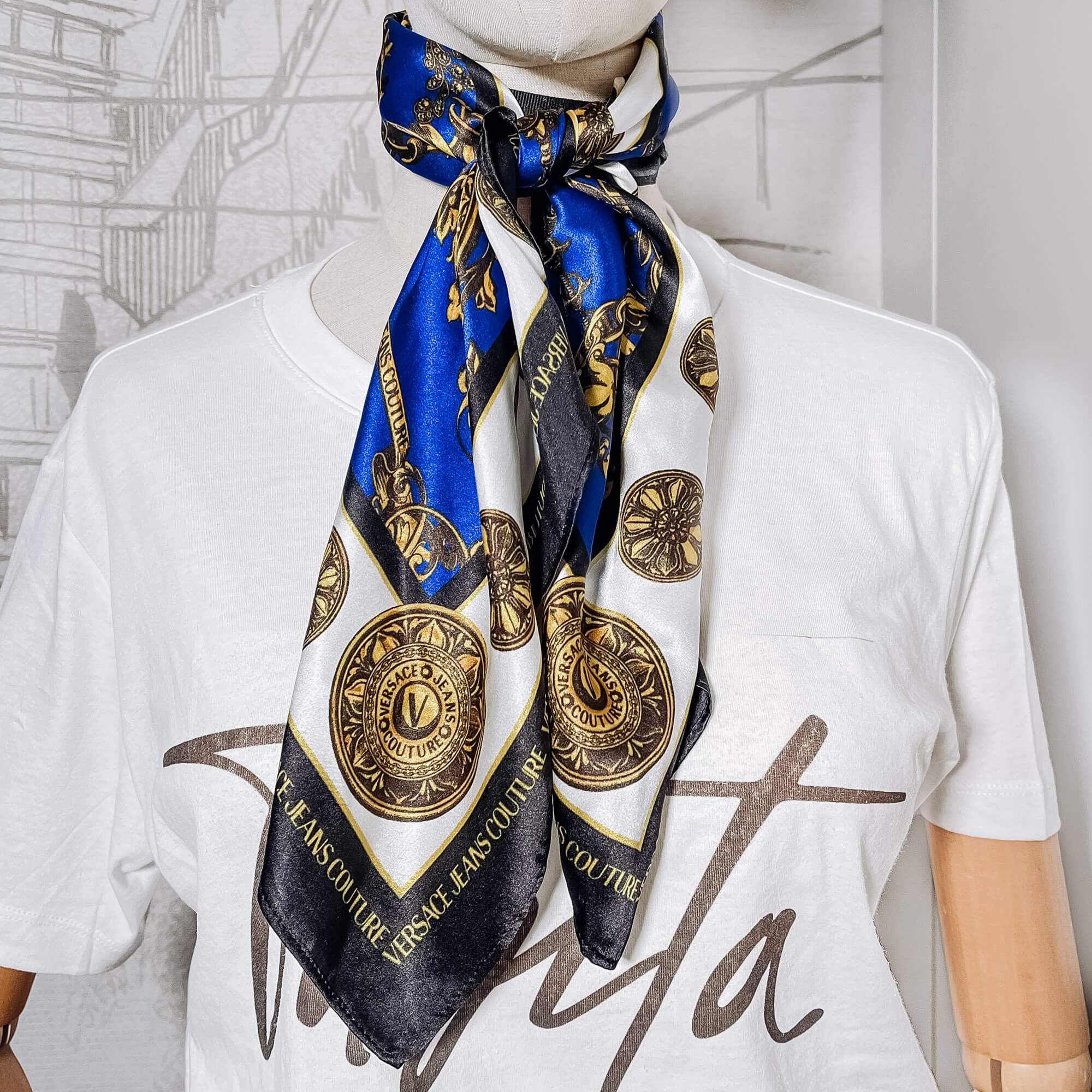 Tri-Colour Foulard