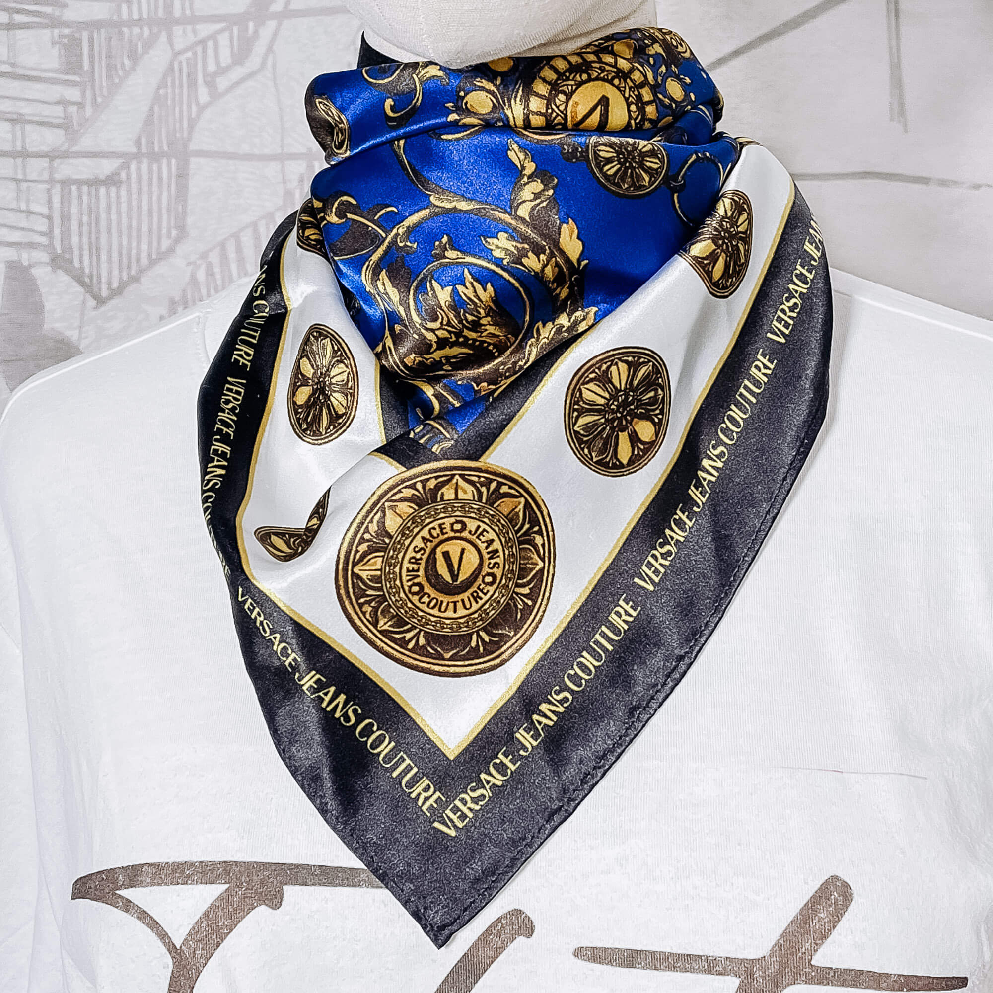Tri-Colour Foulard