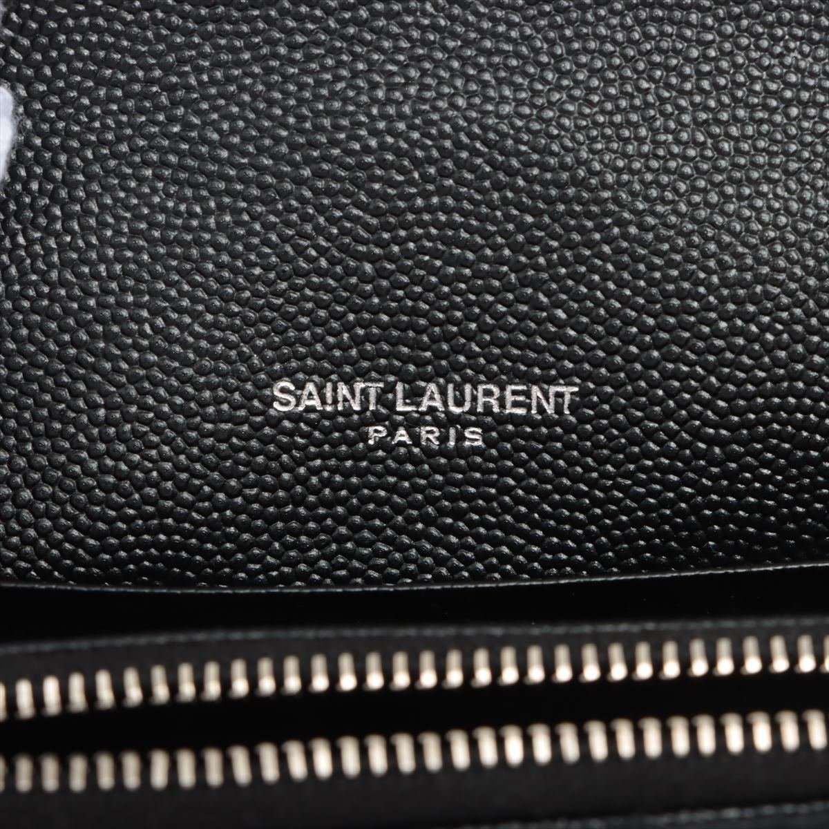 Cassandre Envelope Chain Leather Black Wallet on Chain