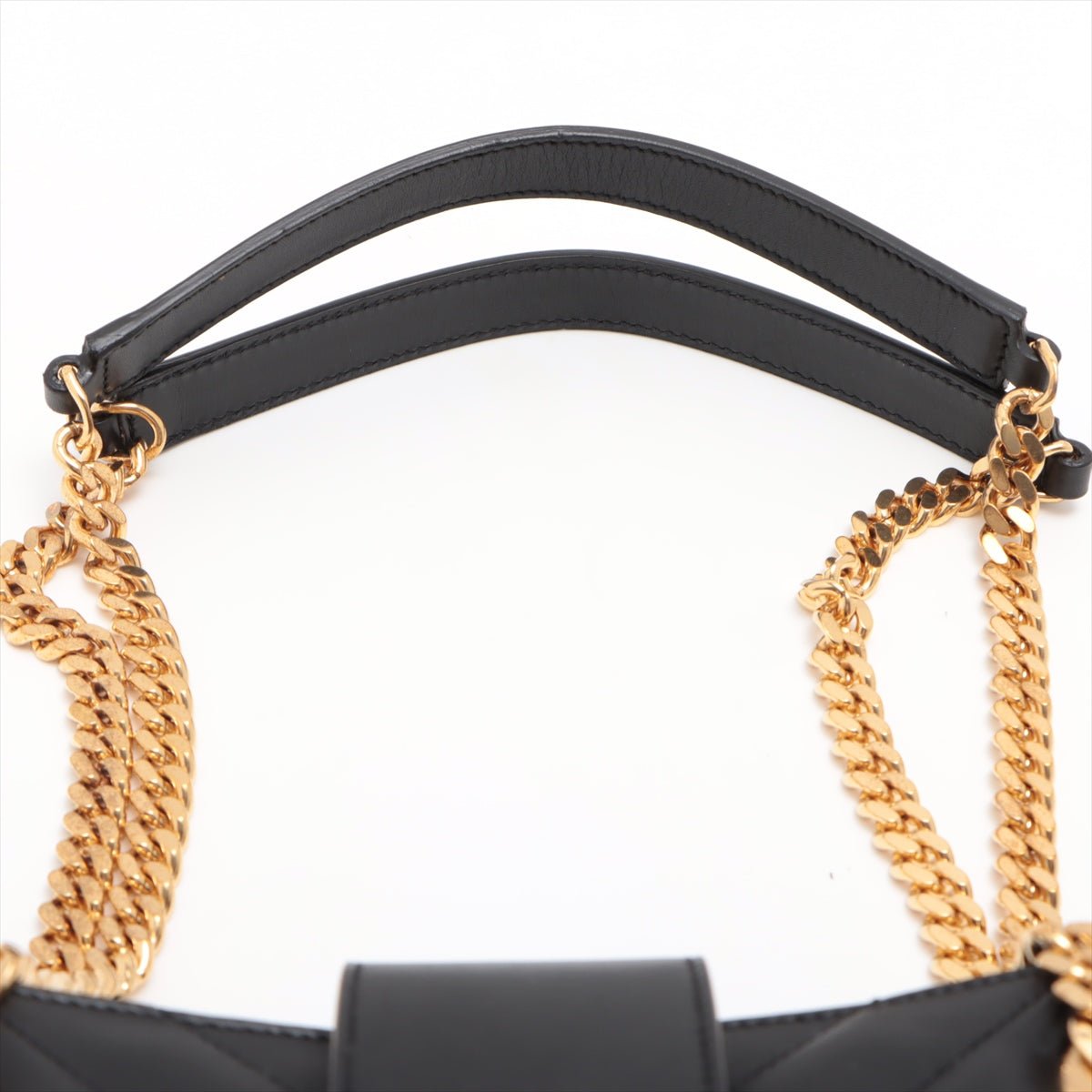 Loulou Large Black Leather Tote
