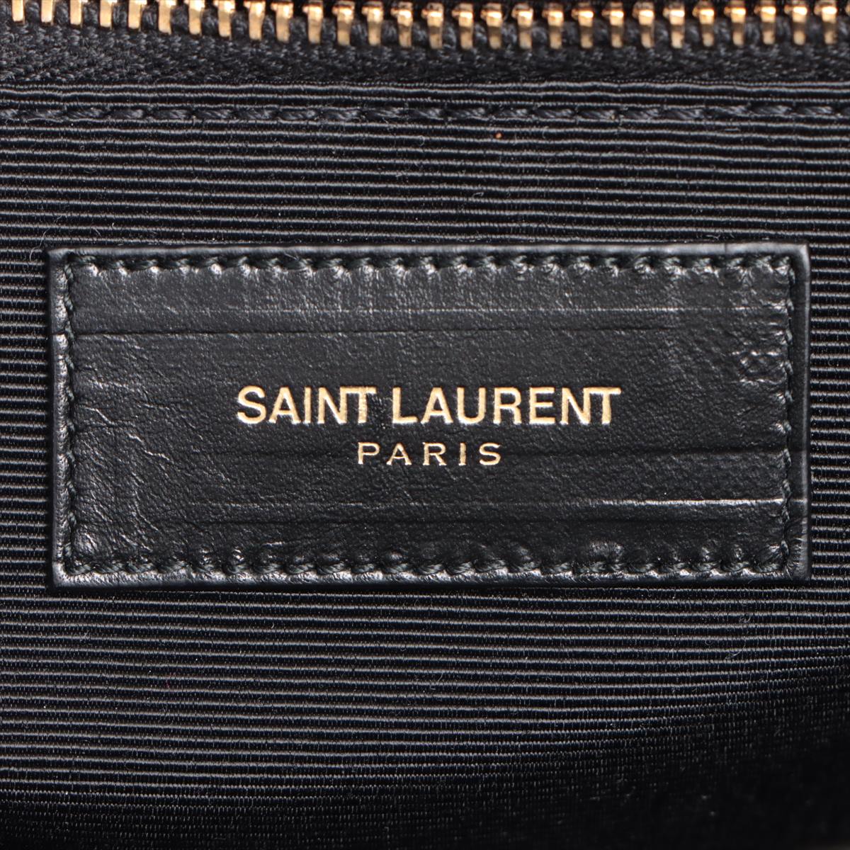 Loulou Large Black Leather Tote