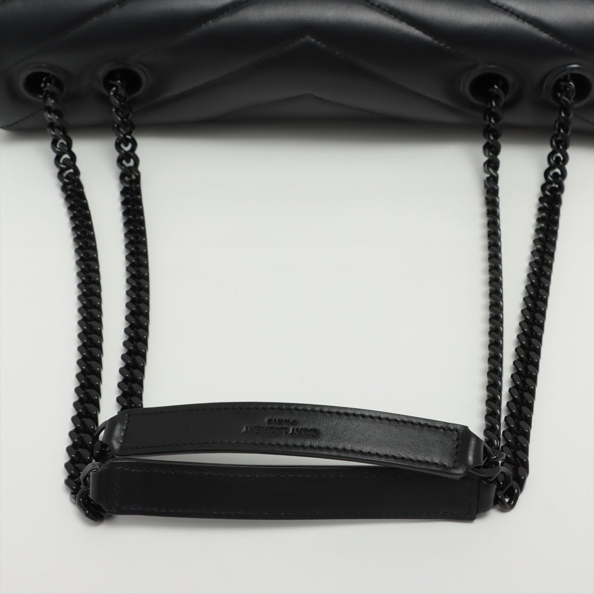 Loulou Medium Quilted "Y" Leather Black Bag