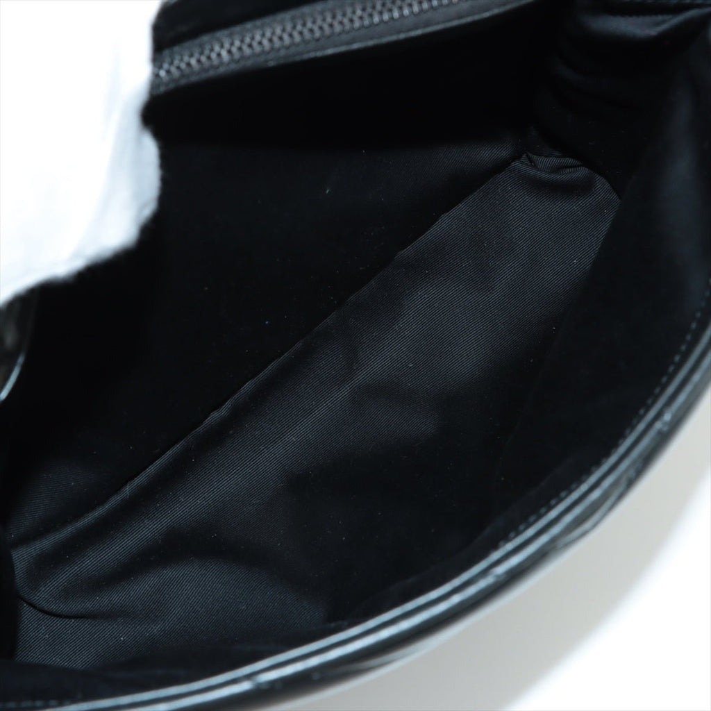 Loulou Medium Quilted "Y" Leather Black Bag
