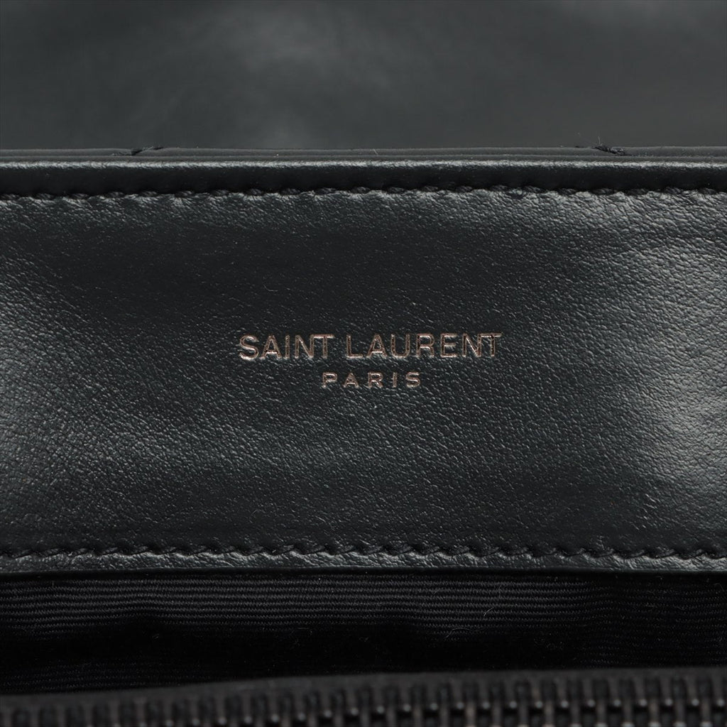 Loulou Medium Quilted "Y" Leather Black Bag