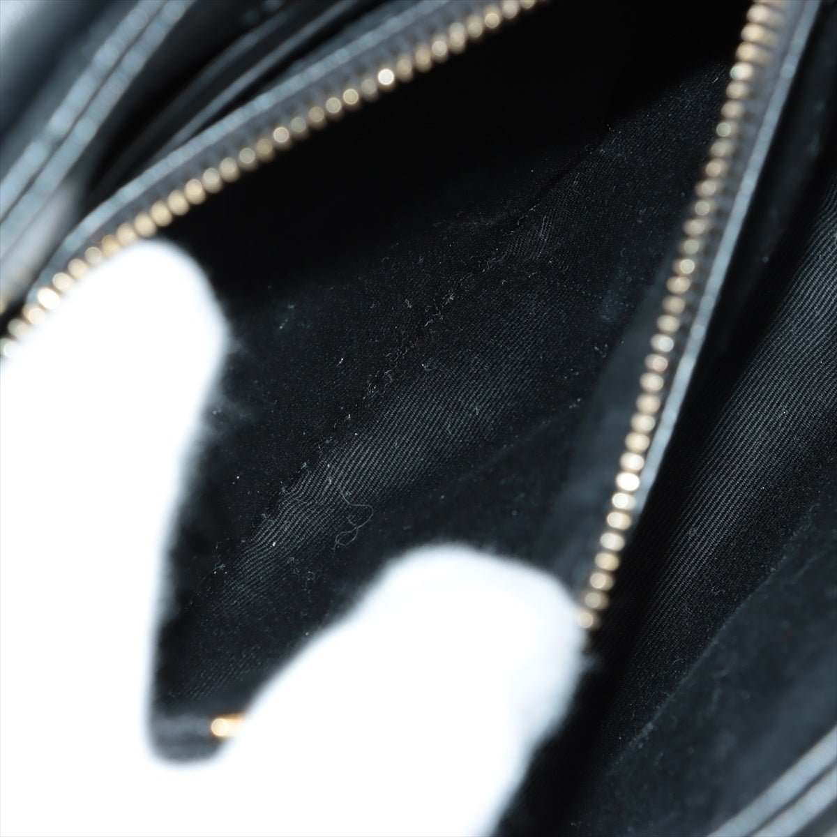 Loulou Small Chain Black Leather