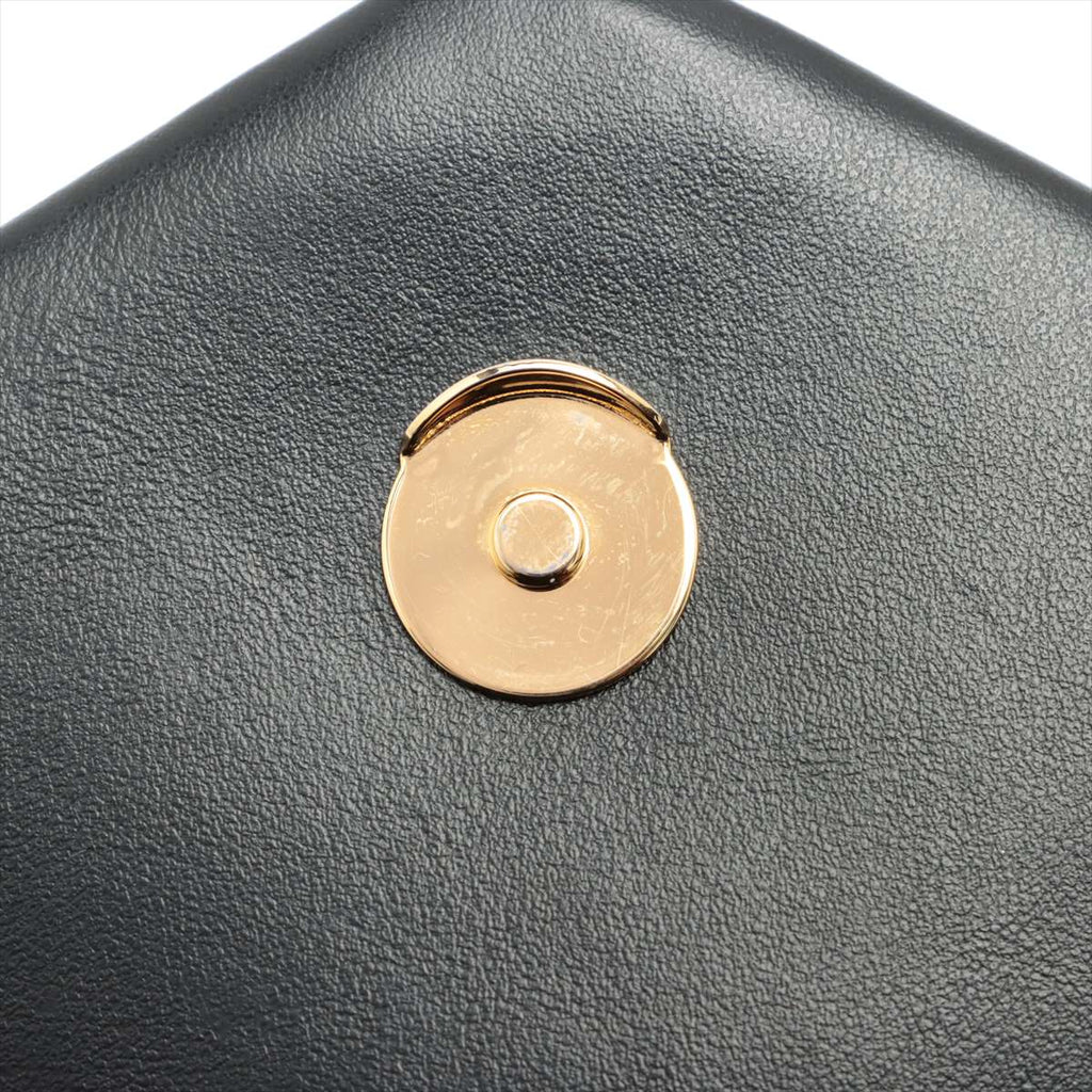 Loulou Small Chain Black Leather