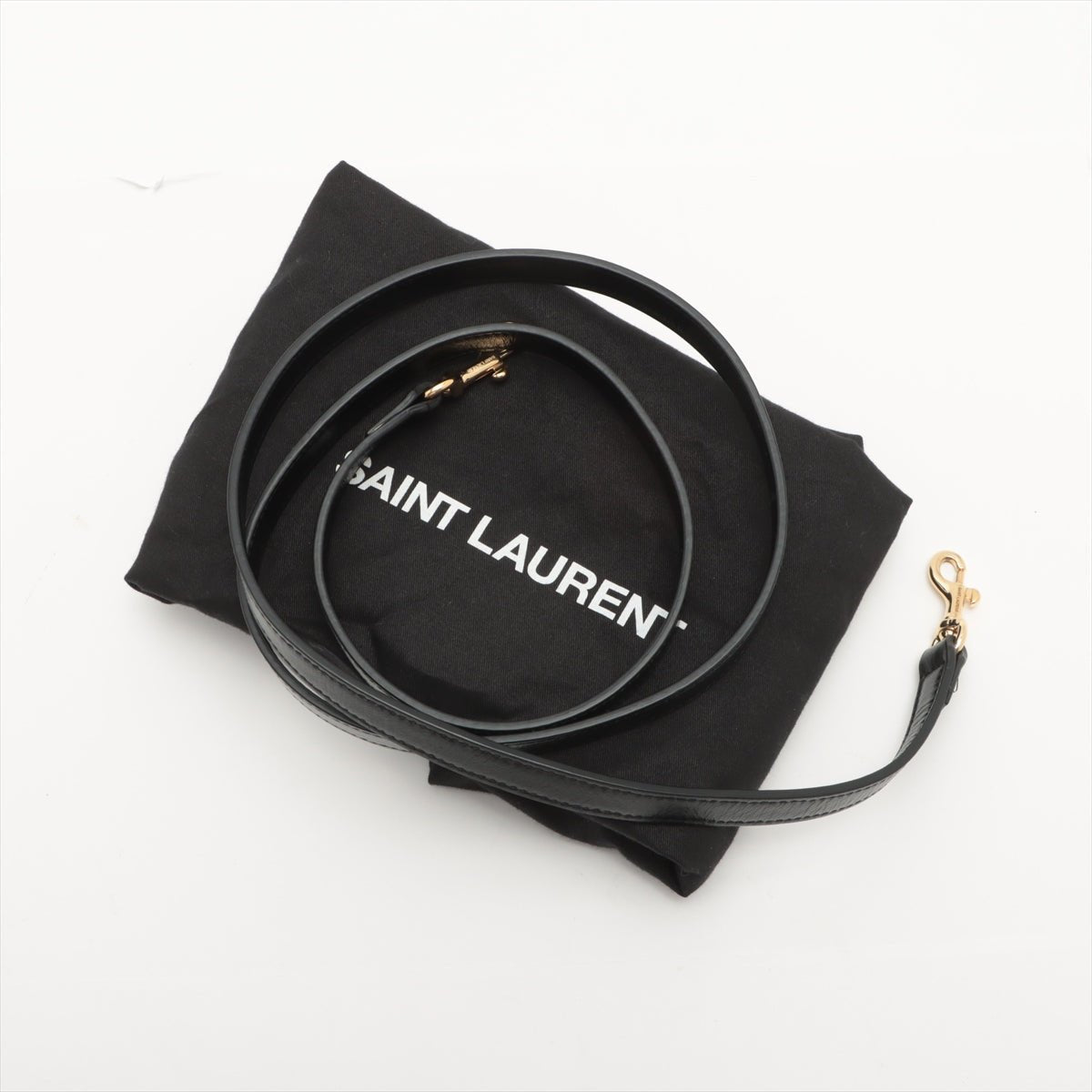 Paris Baby Cabas 2-Way Leather Black Bag