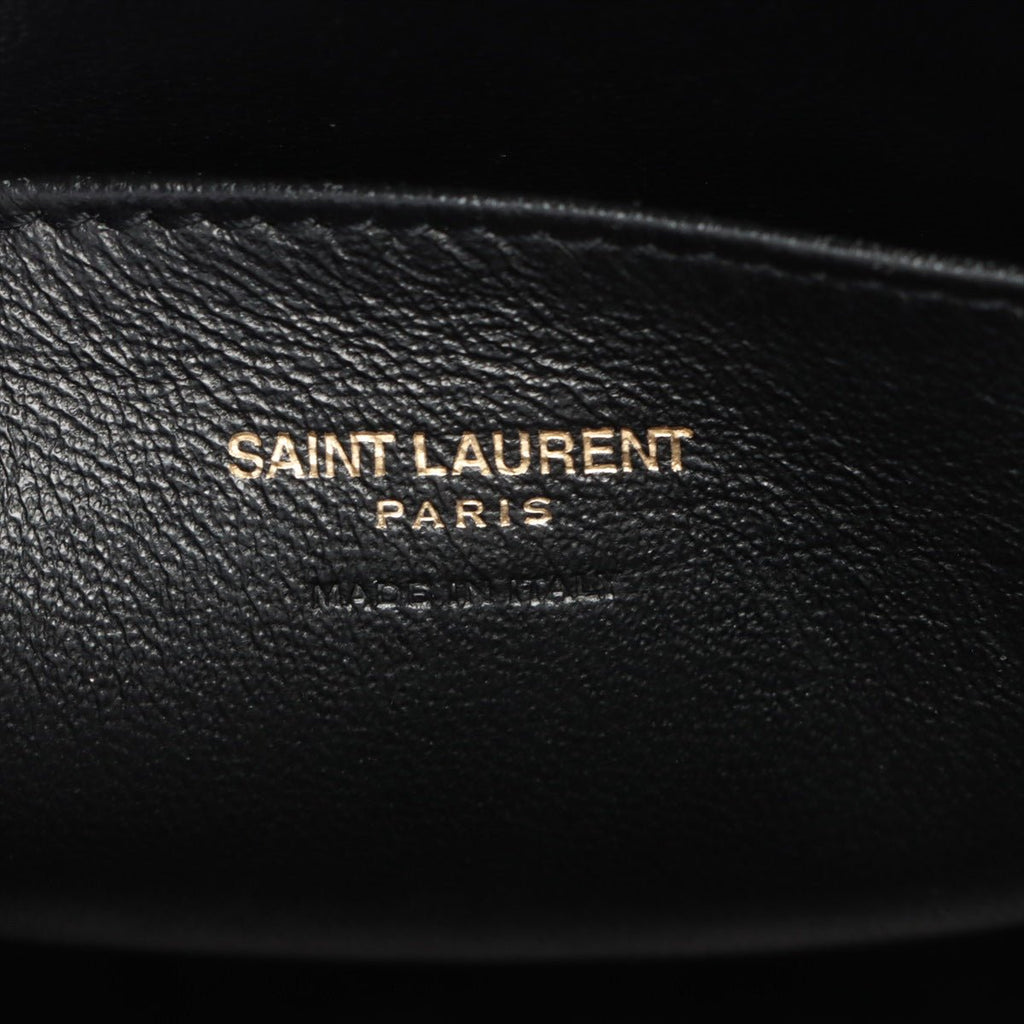 Paris Baby Cabas 2-Way Leather Black Bag