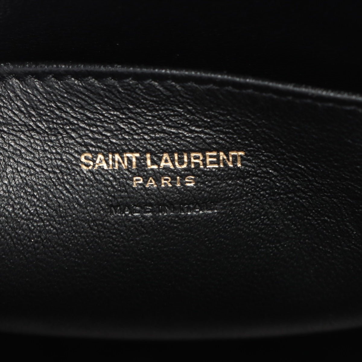 Paris Baby Cabas 2-Way Leather Black Bag