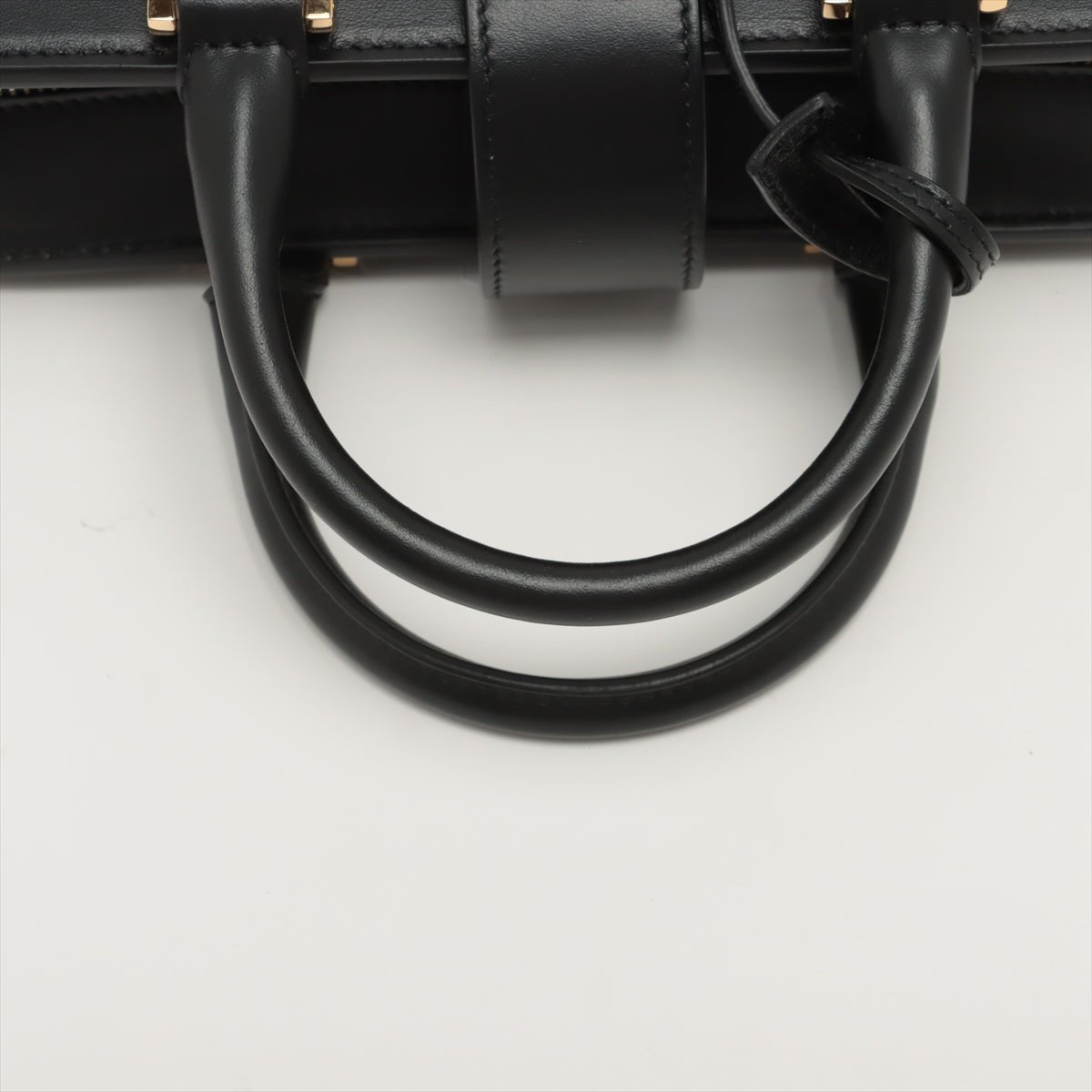 Paris Baby Cabas Leather 2-way Black