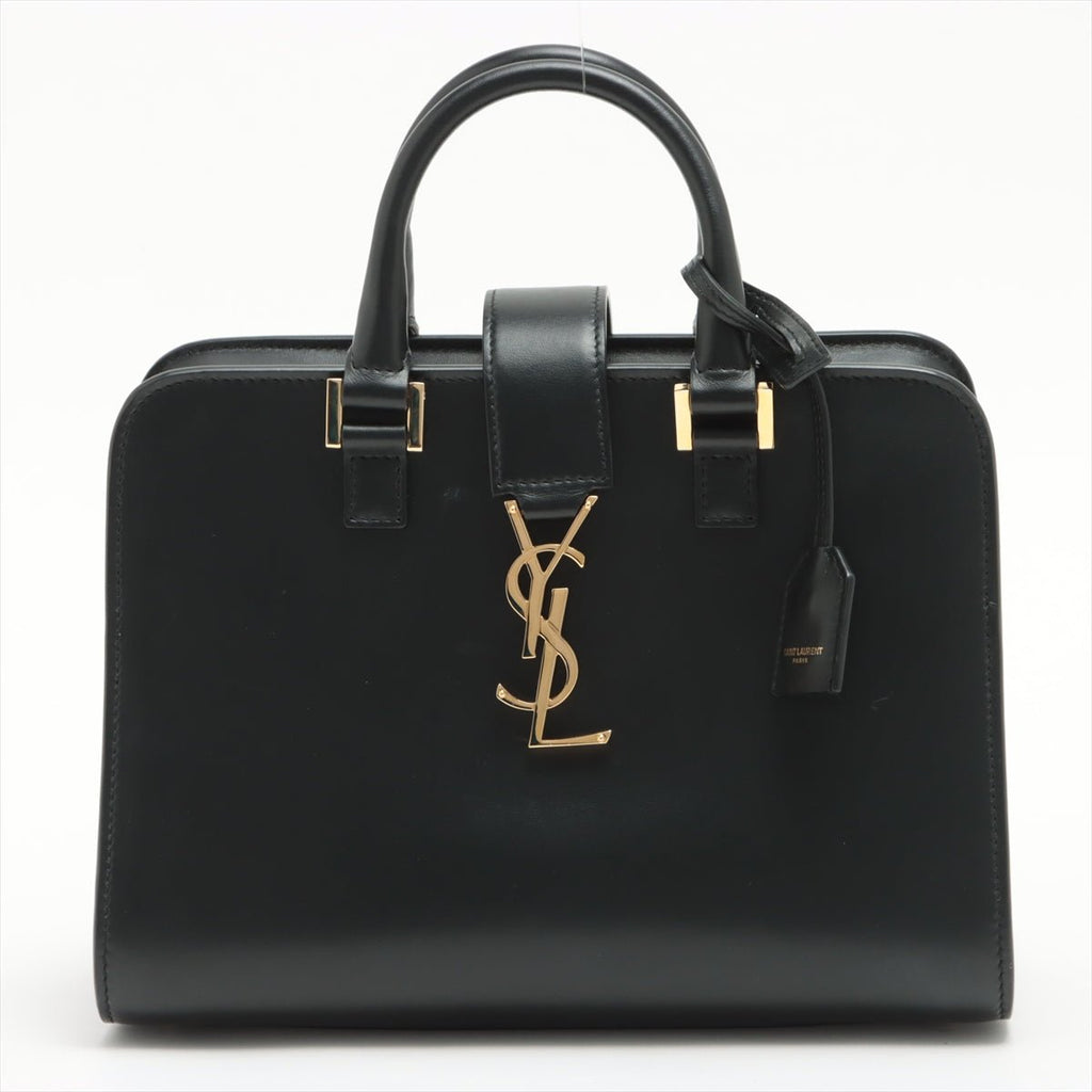 Paris Baby Cabas Leather 2-way Black