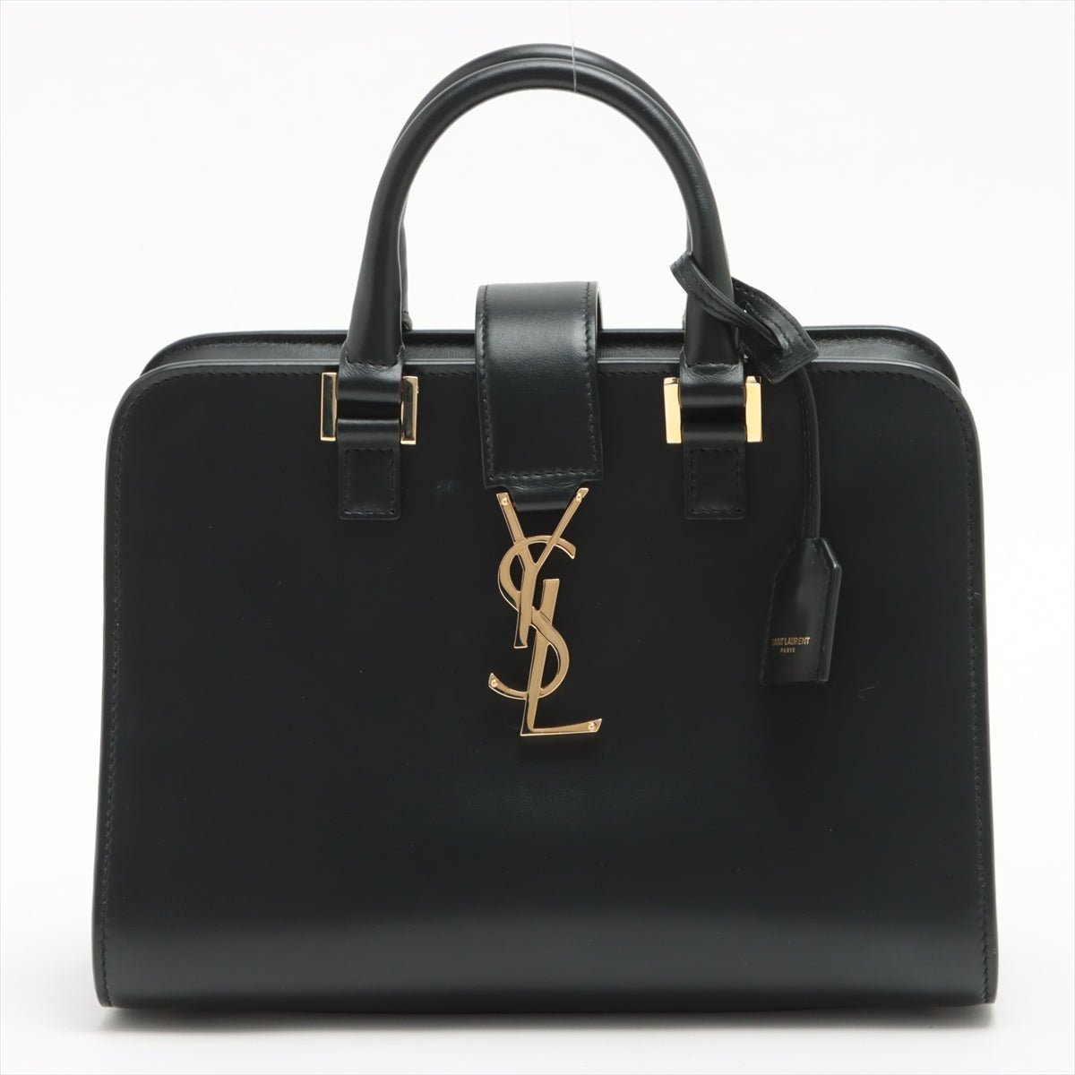 Paris Baby Cabas Leather 2-way Black