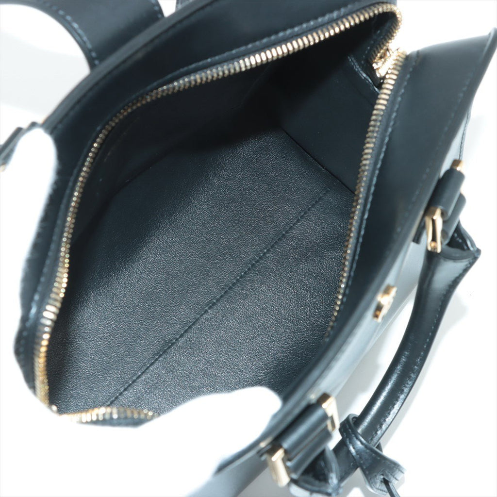 Paris Baby Cabas Leather 2-way Black