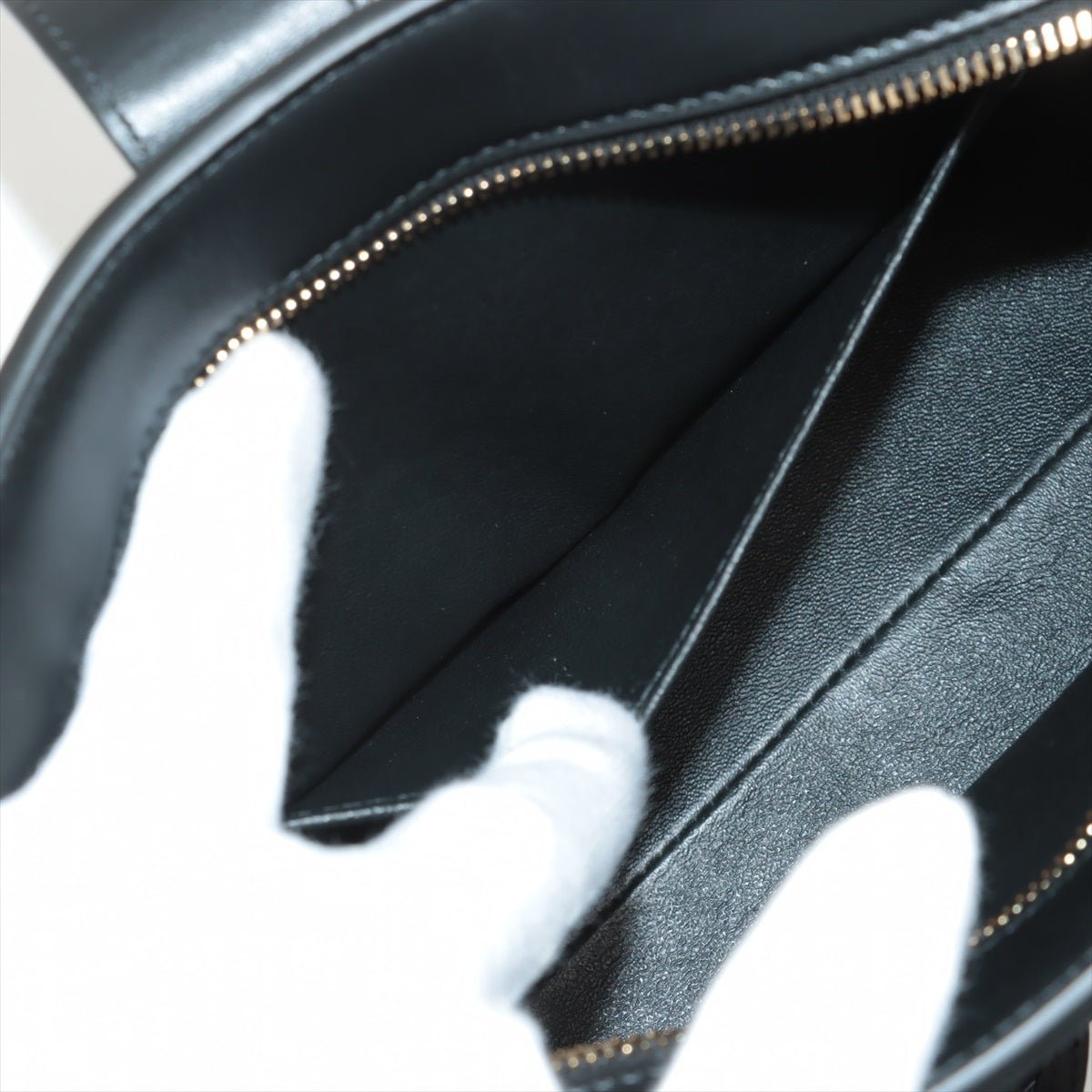 Paris Baby Cabas Leather 2-way Black