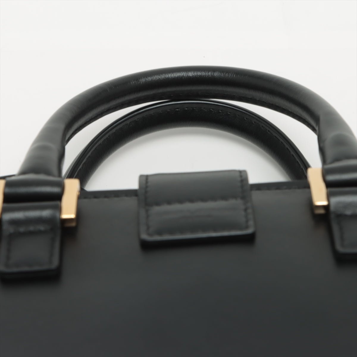 Paris Baby Cabas Leather 2-way Black
