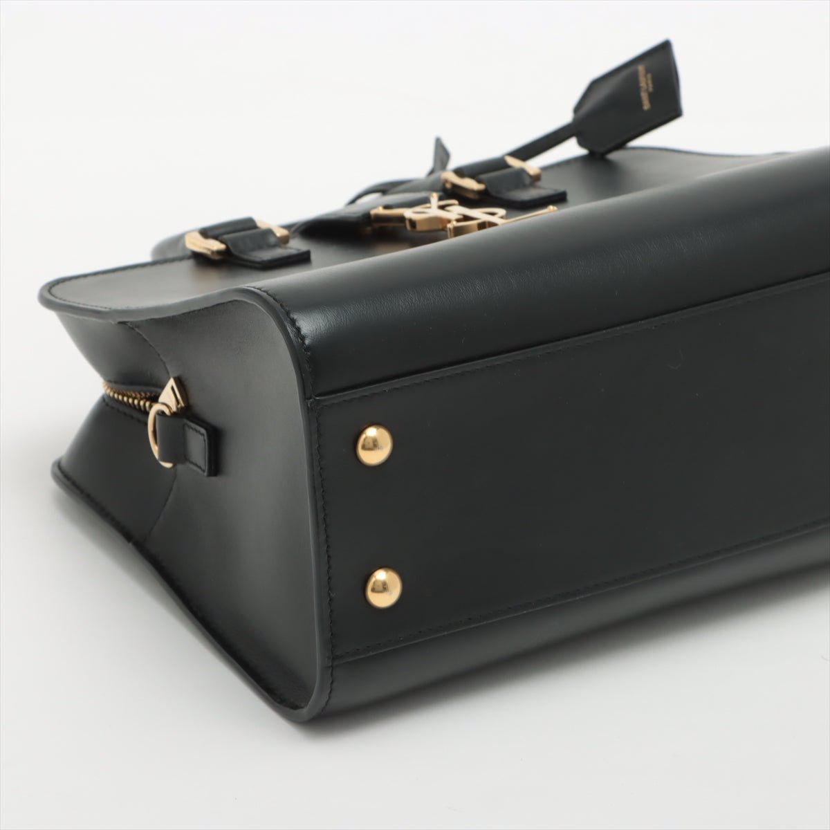 Paris Baby Cabas Leather 2-way Black
