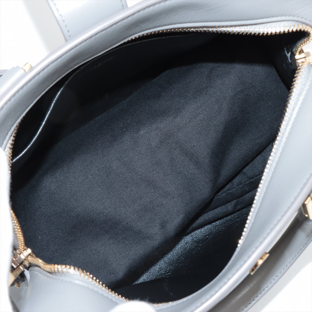 Paris Baby Cabas Leather 2-way Grey