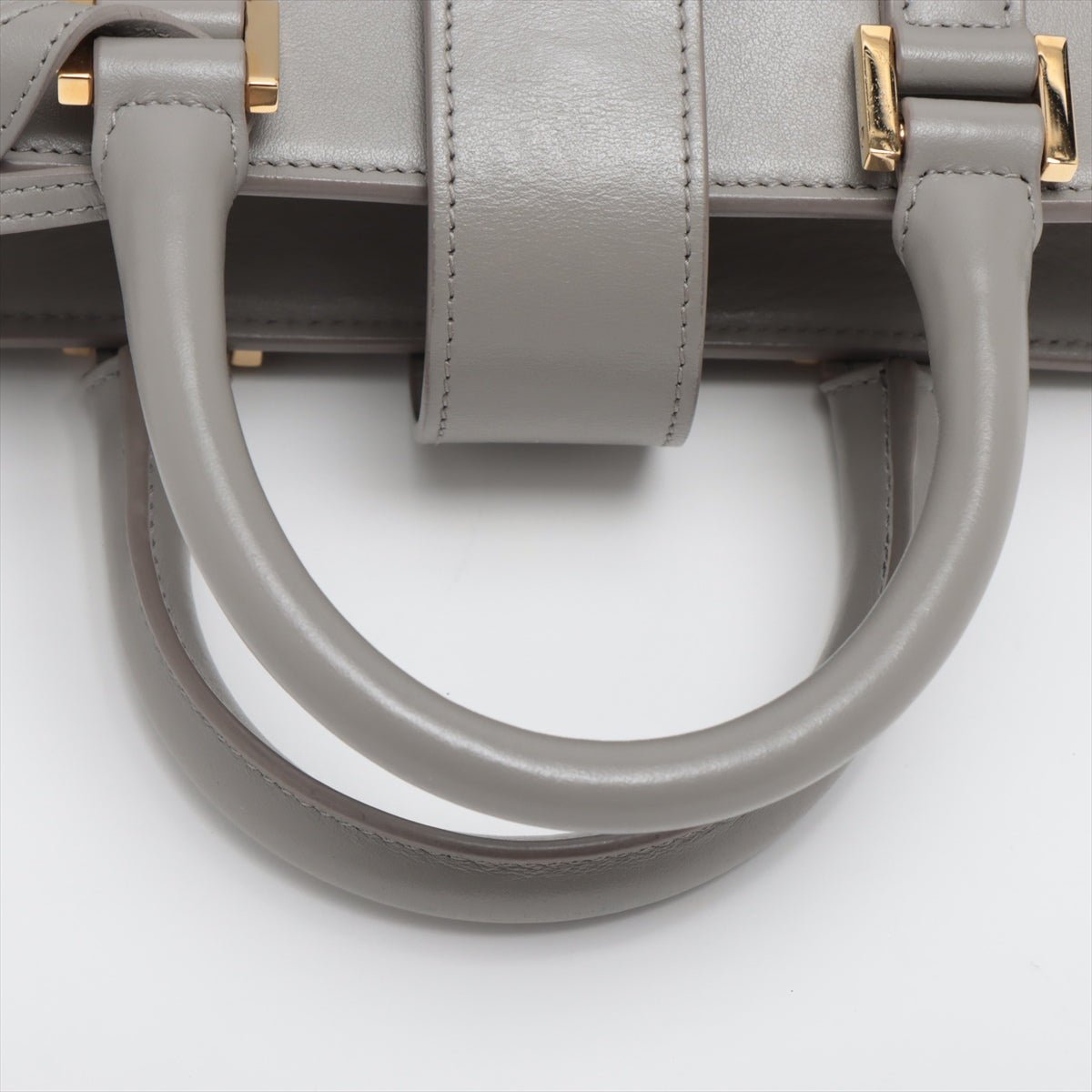 Paris Baby Cabas Leather 2-way Grey
