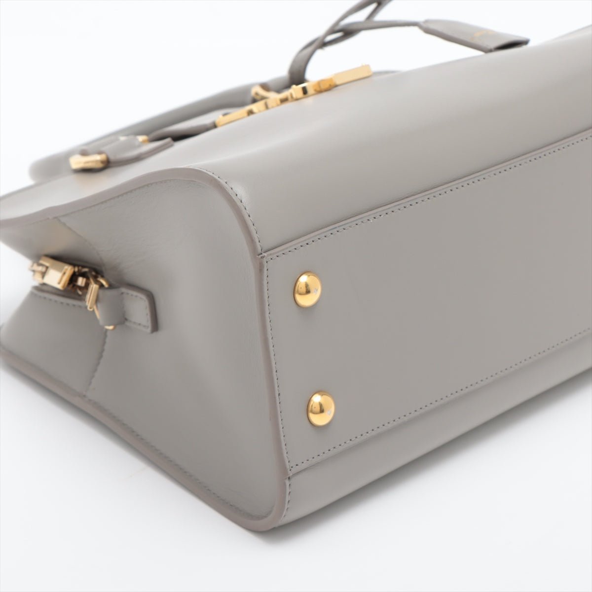 Paris Baby Cabas Leather 2-way Grey