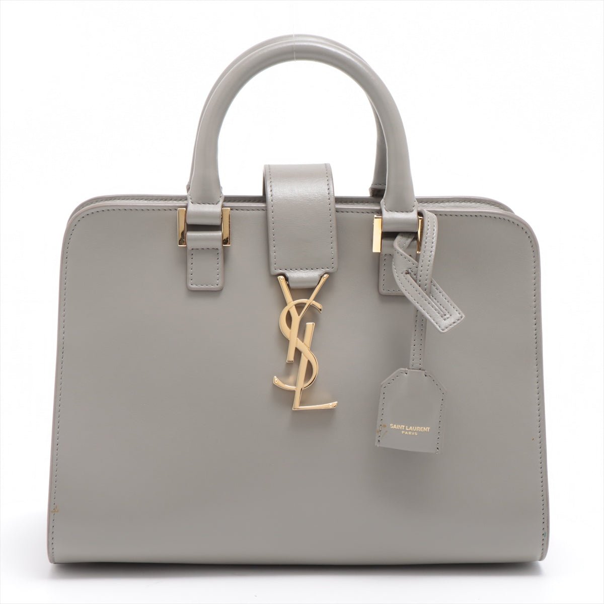 Paris Baby Cabas Leather 2-way Grey