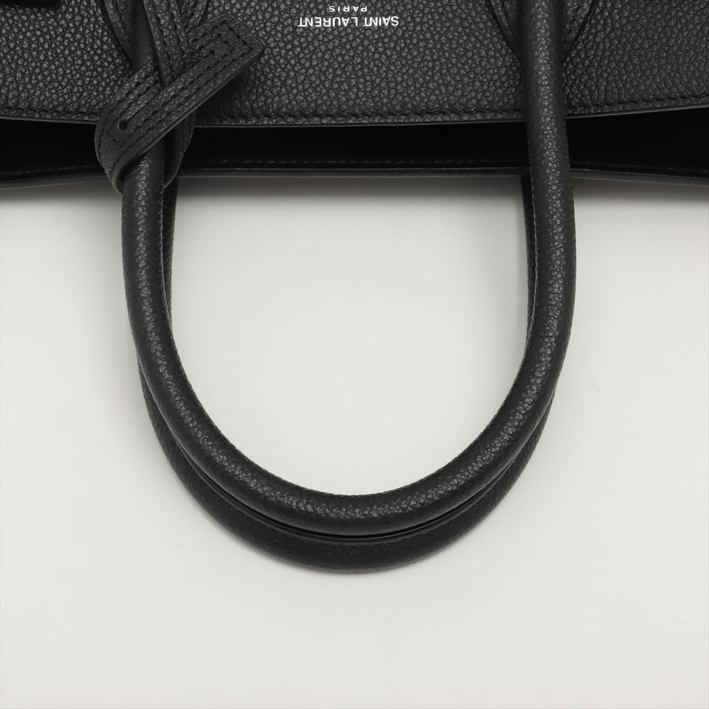 Paris Baby Sac de Jour in Black Leather 2-way