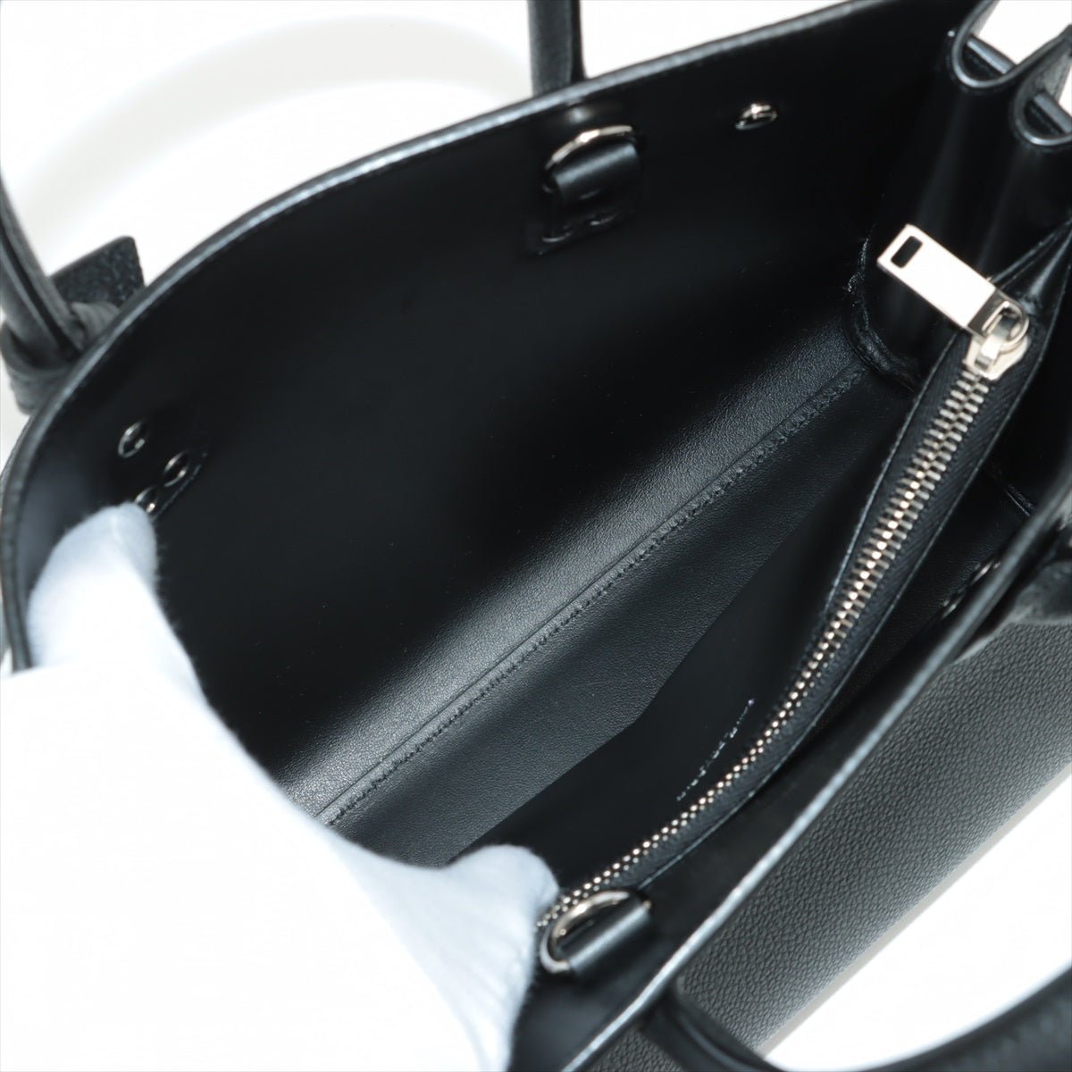 Paris Baby Sac de Jour in Black Leather 2-way