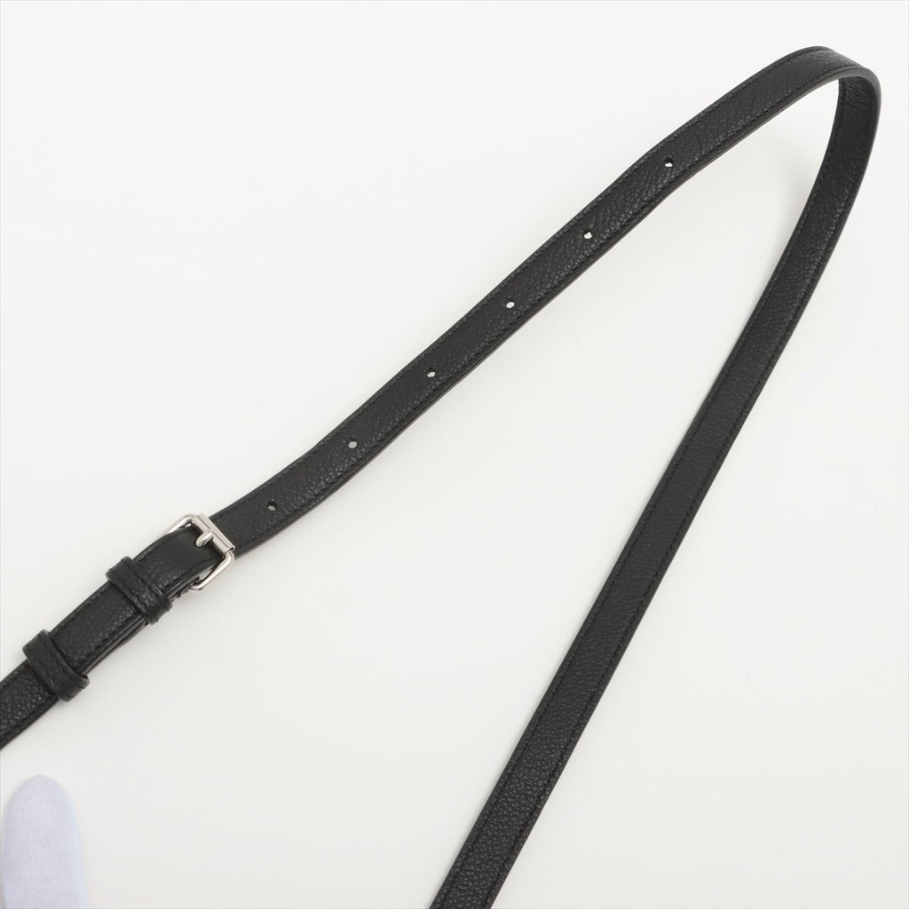 Paris Baby Sac de Jour in Black Leather 2-way