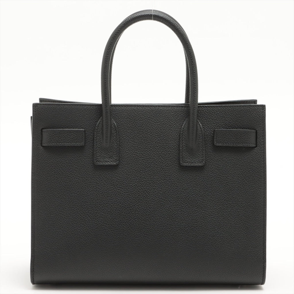 Paris Baby Sac de Jour in Black Leather 2-way