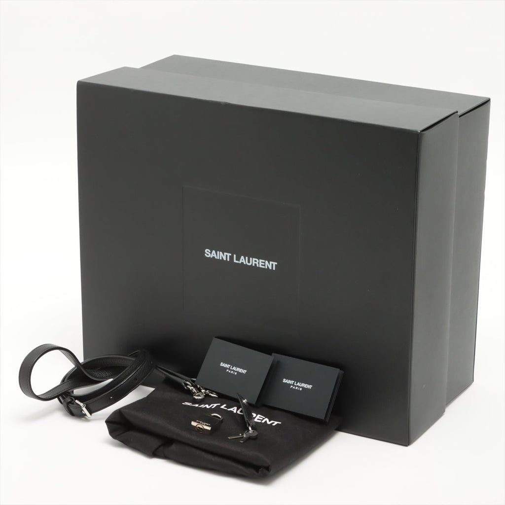Paris Baby Sac de Jour in Black Leather 2-way