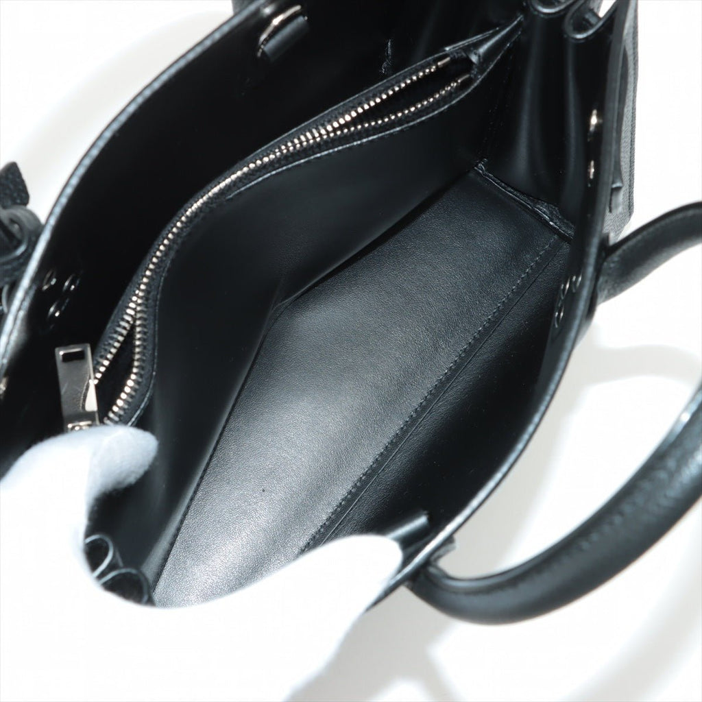 Paris Baby Sac de Jour in Black Leather 2-way