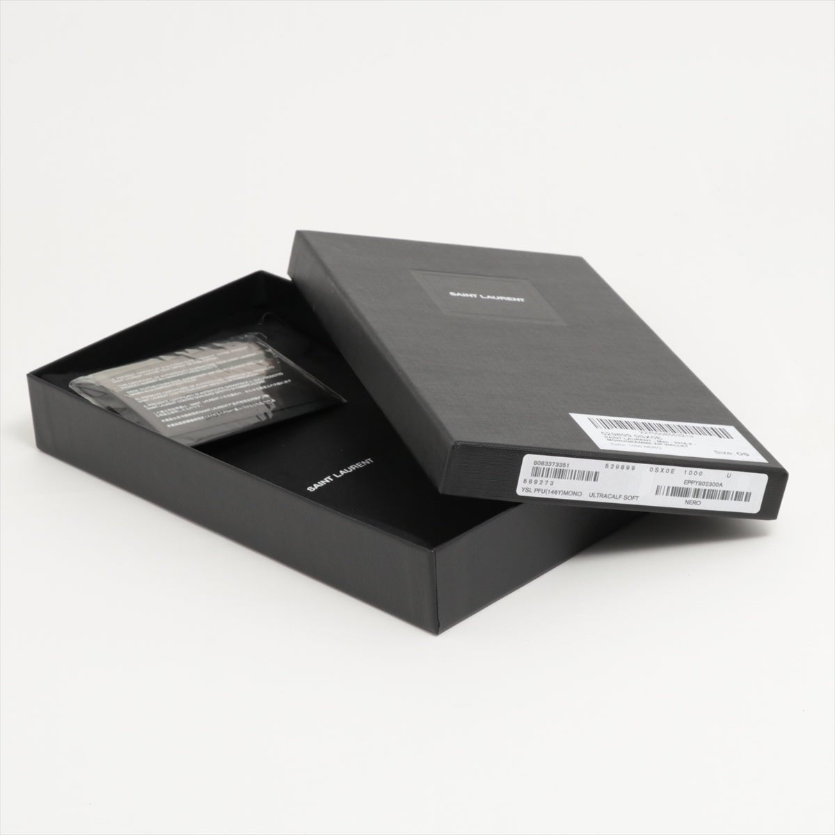 Paris Round Zip Wallet Black Leather